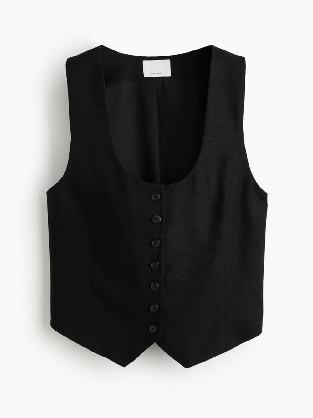 H&M Black Suit Vest Size Small